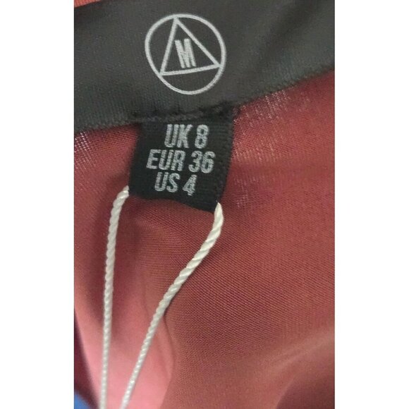 Missguided brown strappy back Bodysuit Size 4 - Picture 5 of 9